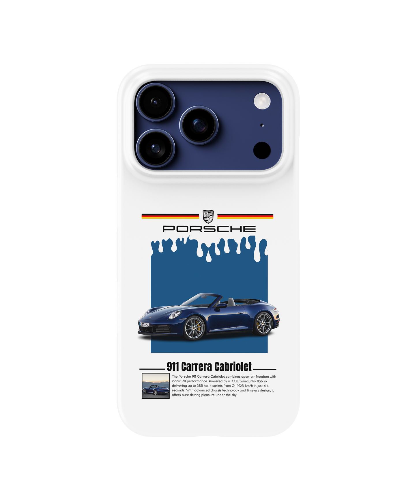 Carrera Blue Phone Case Cover
