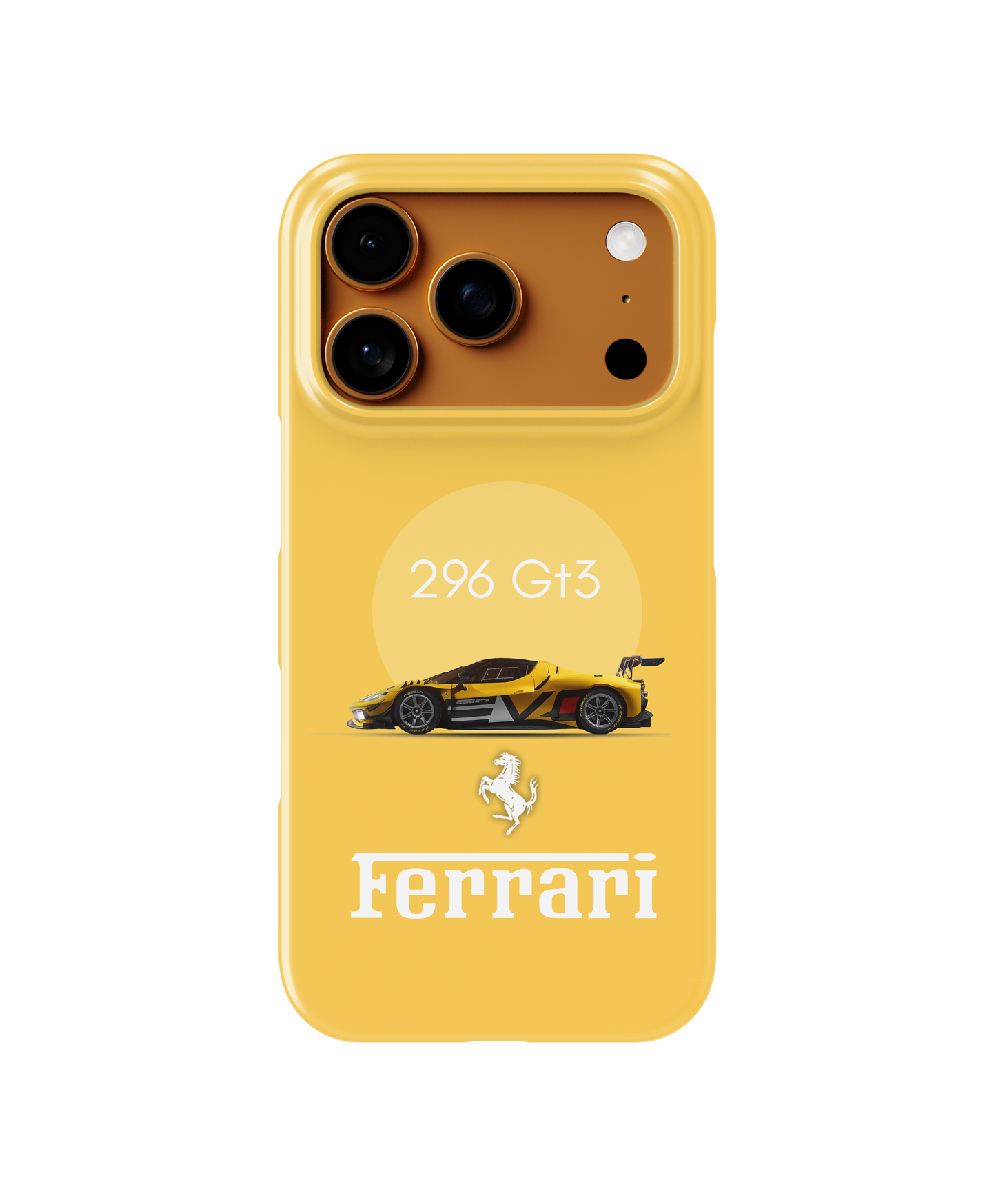 Ferrari 296 Gold Phone Case Cover