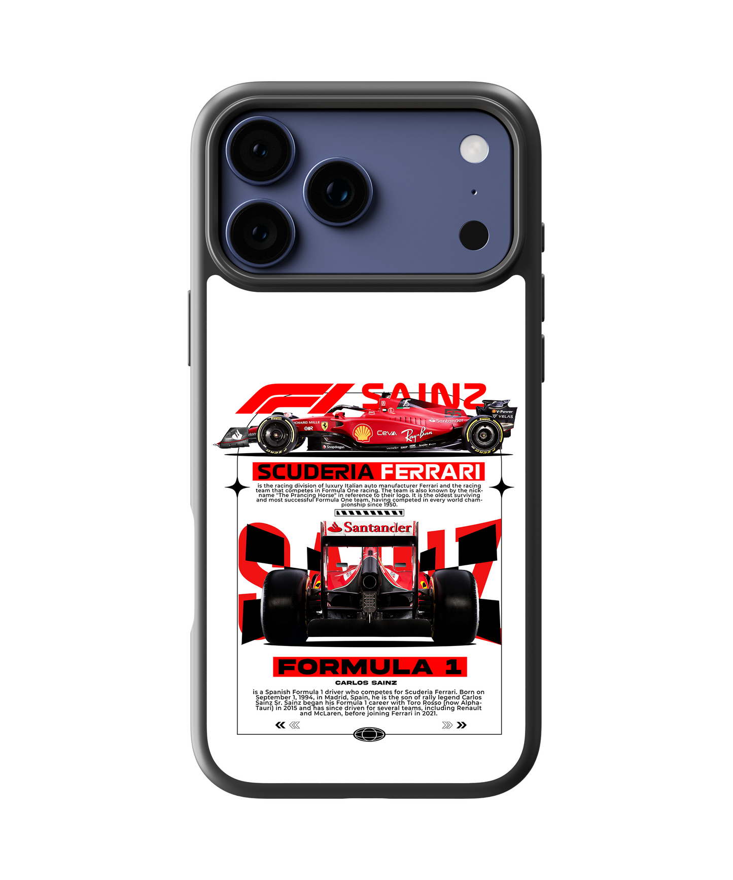 Sainz 55 Phone Case Cover