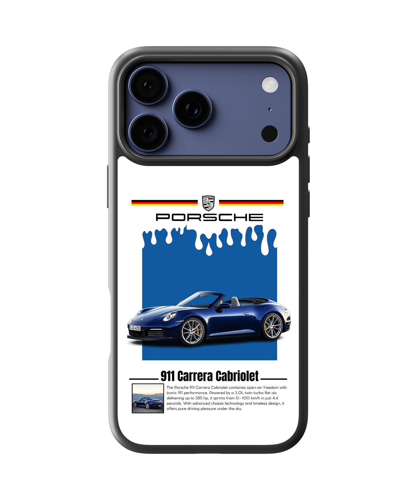 Carrera Blue Phone Case Cover