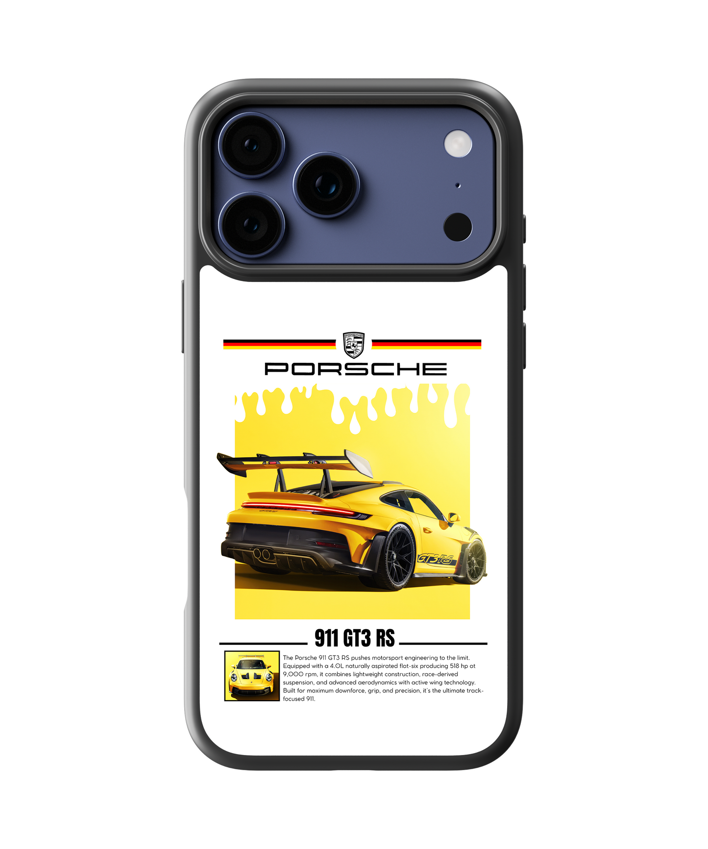 Gt3 Yellowline Phone Case Cover