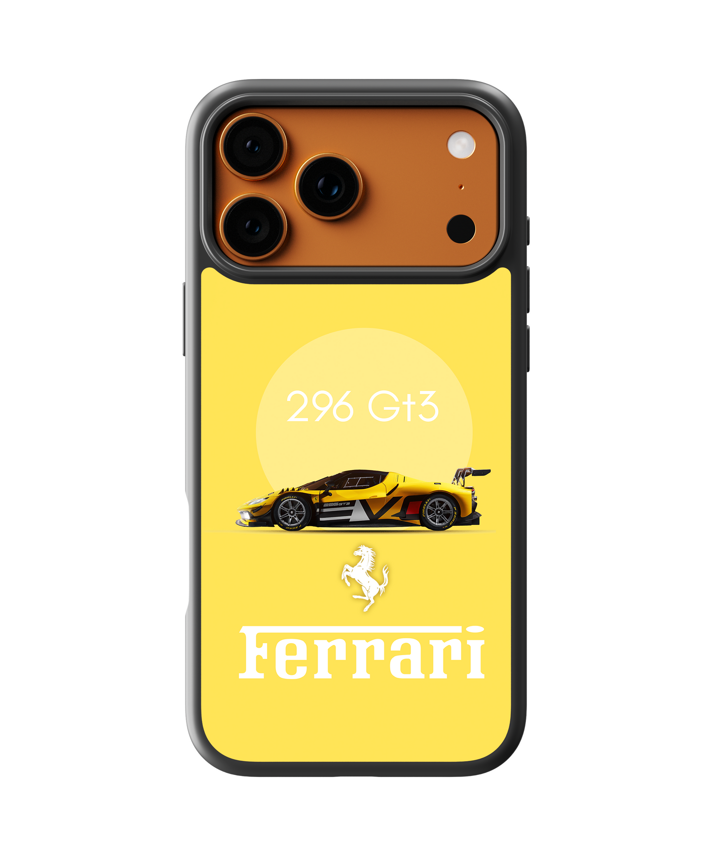 Ferrari 296 Gold Phone Case Cover