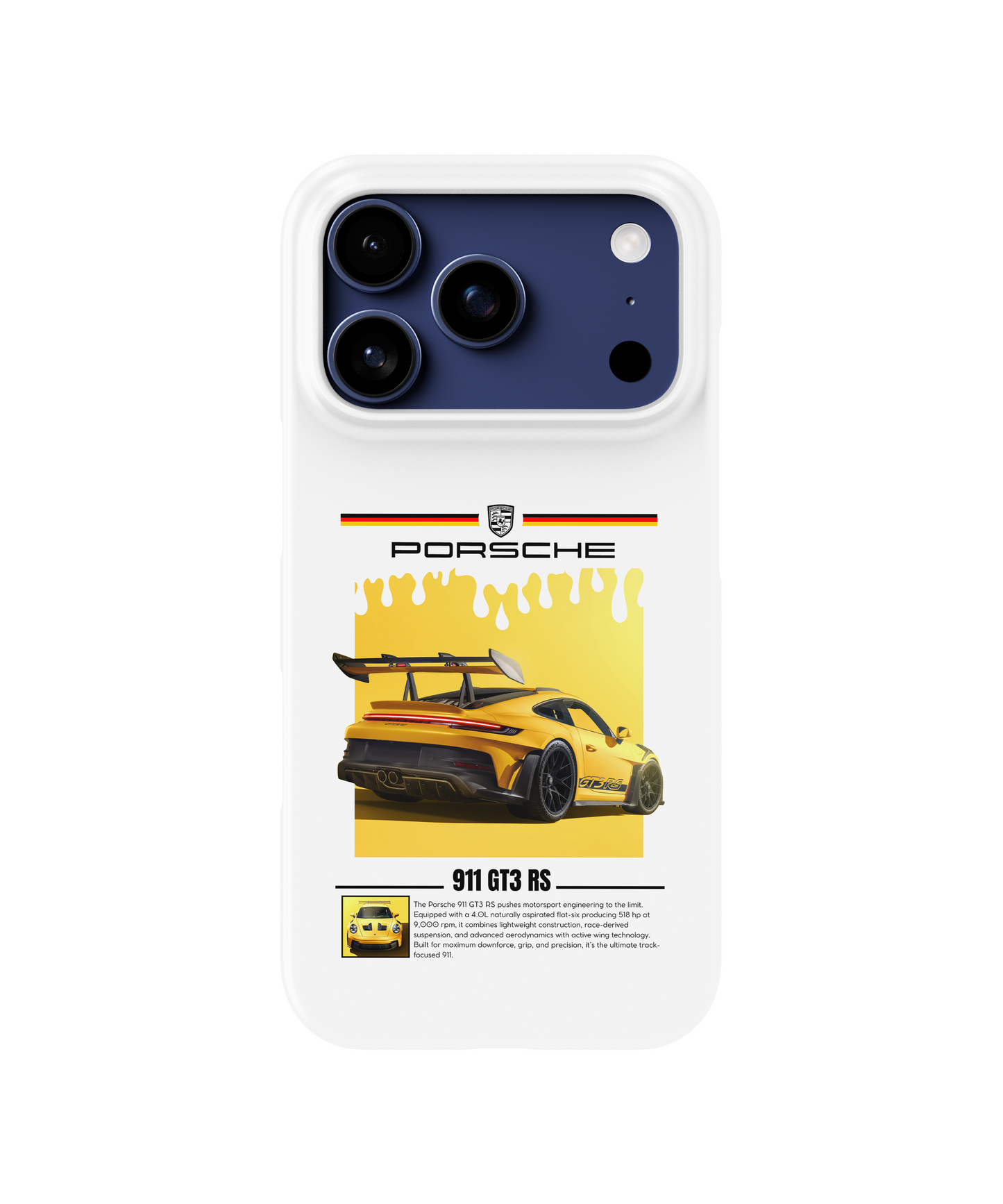 Gt3 Yellowline Phone Case Cover