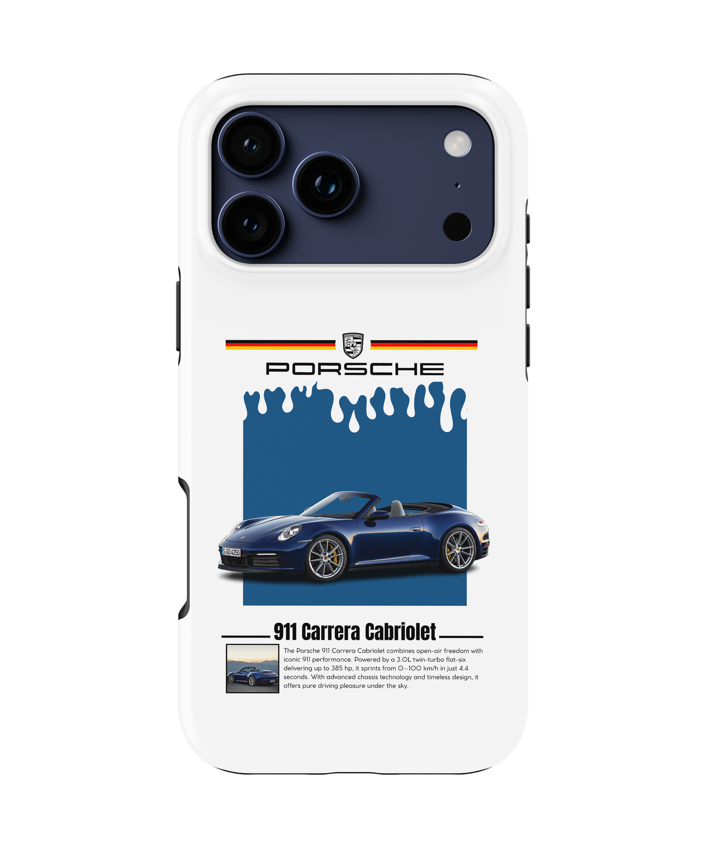 Carrera Blue Phone Case Cover